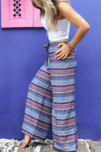 multi colored boho chic wrap pants for women