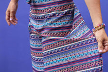 multi colored boho chic wrap pants for women