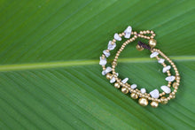 white stone boho chic bracelet for women