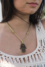 Hamsa hand necklace