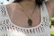 Hamsa hand necklace