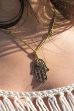 Hamsa hand necklace