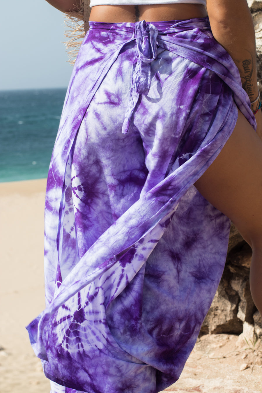 Tie-dye Leta Guru Wrap Pants